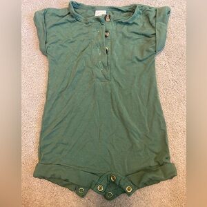 Green Lou Lou & co romper size 3-6